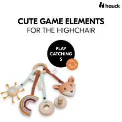 Jeux pour plateau de chaise haute en bois play catching s
