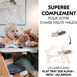 Jeux pour plateau de chaise haute en bois play music