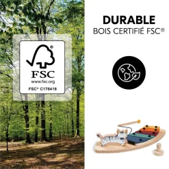 Jeux pour plateau de chaise haute en bois play music