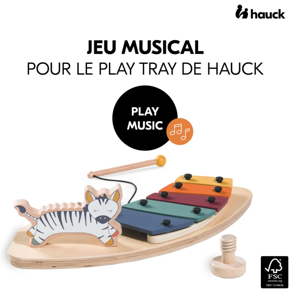 Jeux pour plateau de chaise haute en bois play music