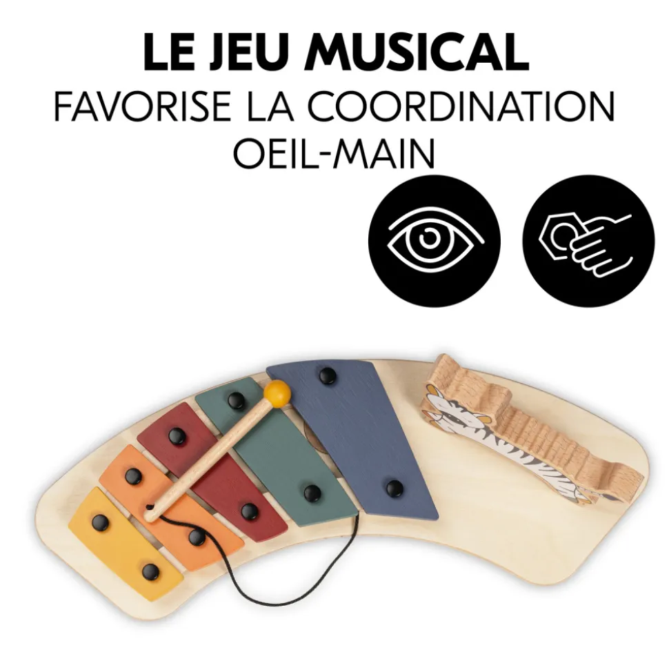 Jeux pour plateau de chaise haute en bois play music