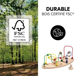 Jeux pour plateau de chaise haute en bois play moving