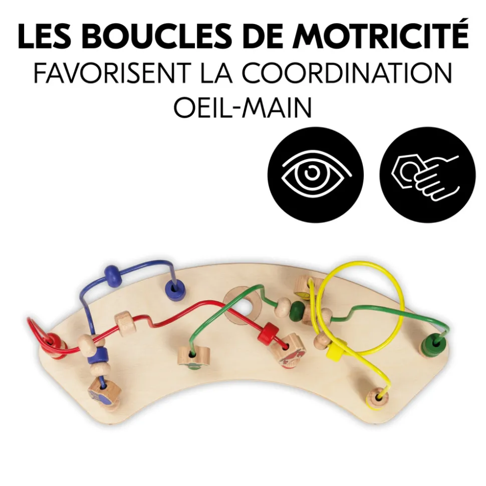 Jeux pour plateau de chaise haute en bois play moving