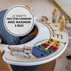 Jeux pour plateau de chaise haute en bois play moving