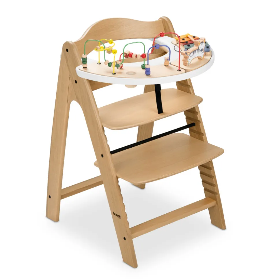 Jeux pour plateau de chaise haute en bois play moving