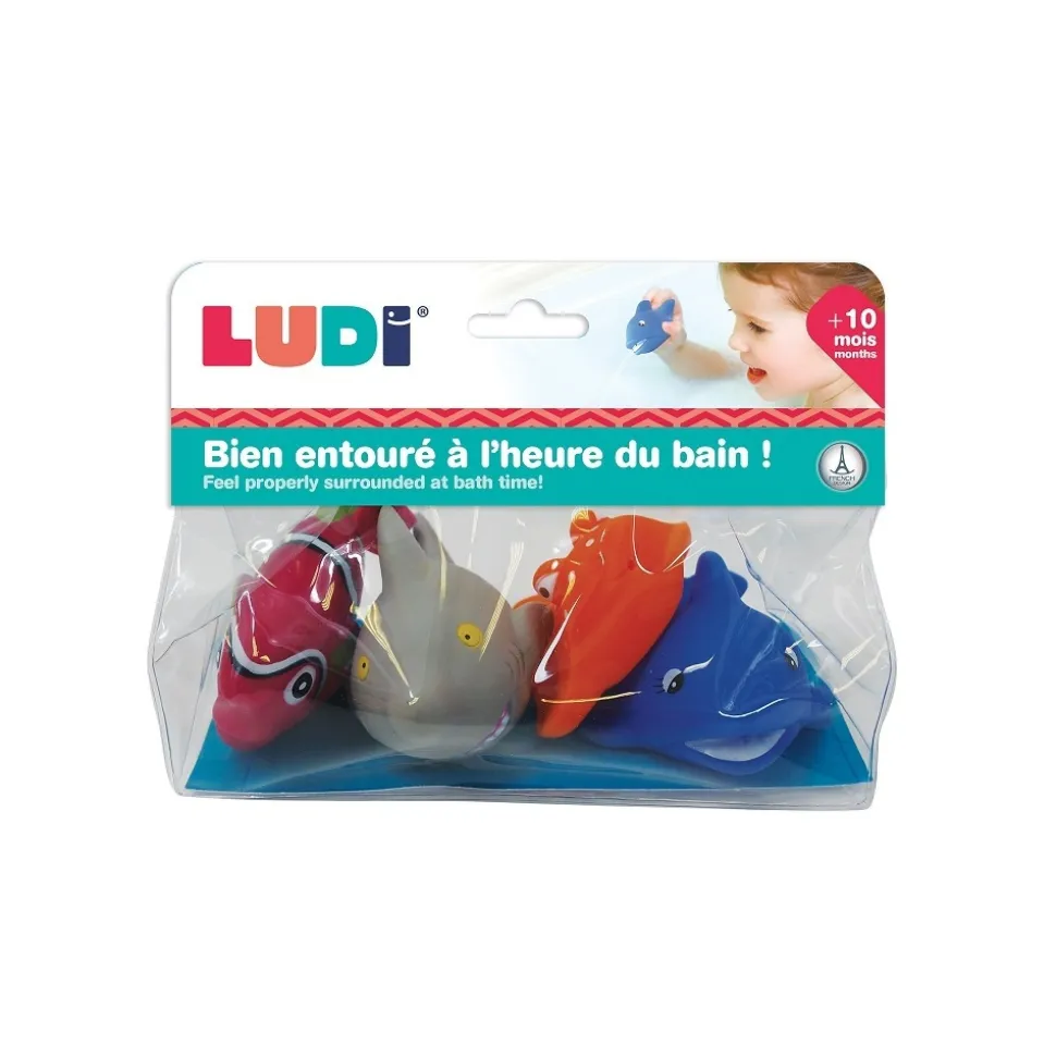 Jouet de bain aspergeurs poissons