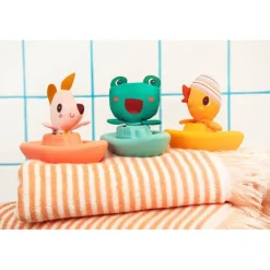 Jouet de bain bateau flottant james la grenouille