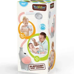 Jouet de bain bébé douchette elephant rose