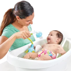 Jouet de bain bébé douchette elephant bleu
