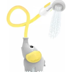 Jouet de bain bébé douchette éléphant jaune