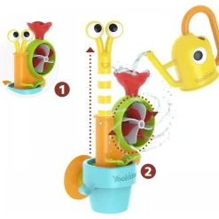 Jouet de bain bébé l'escargot d'eau
