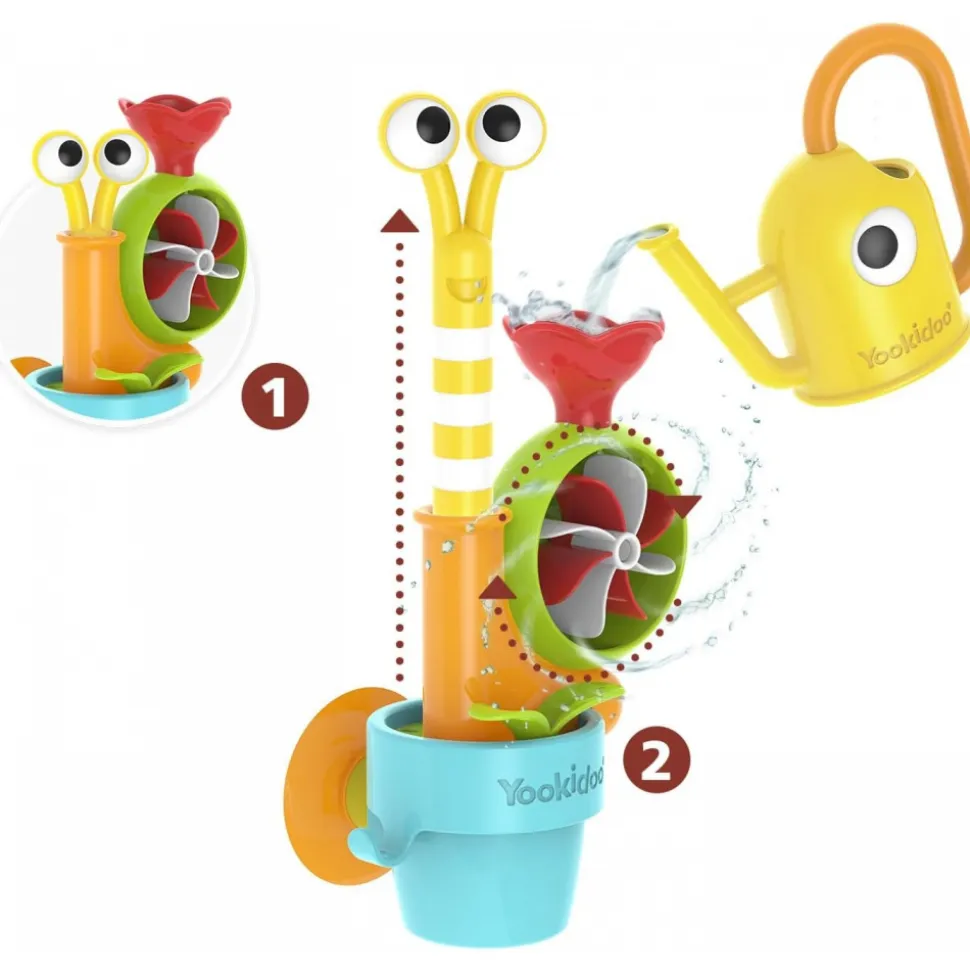 Jouet de bain bébé l'escargot d'eau