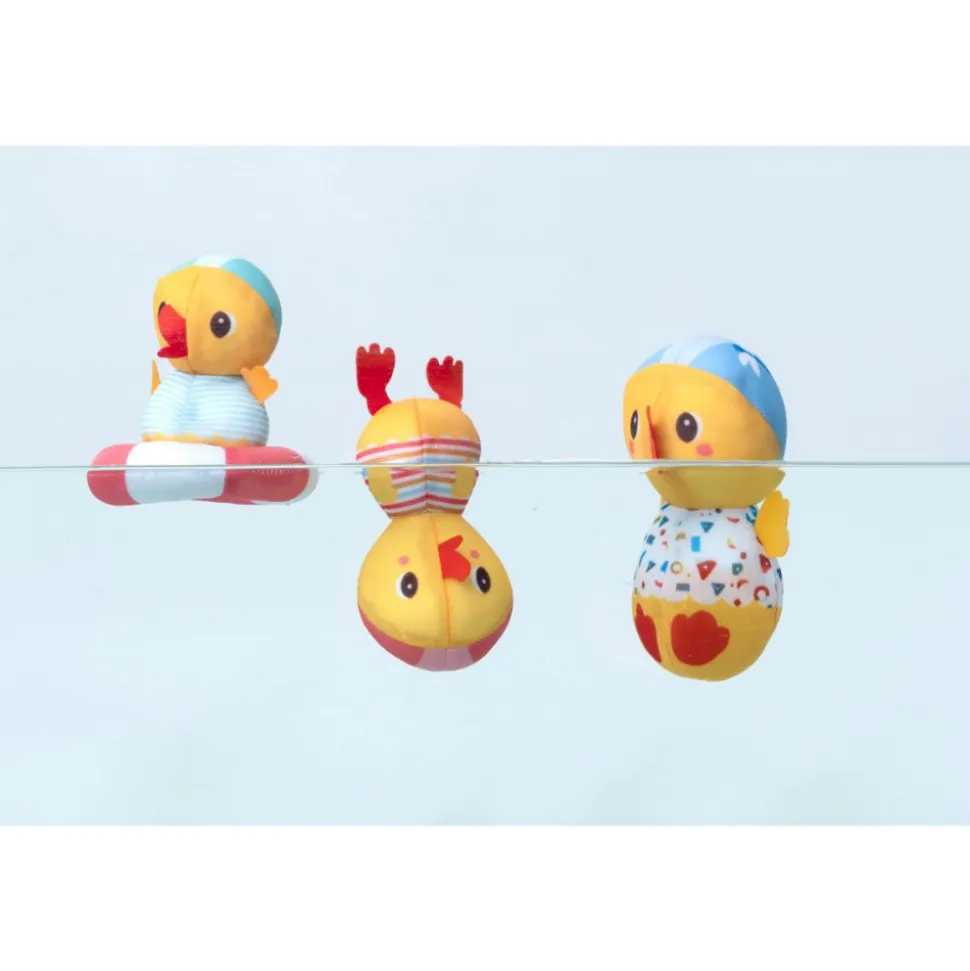 Jouet de bain 3 canards au bord de l'eau