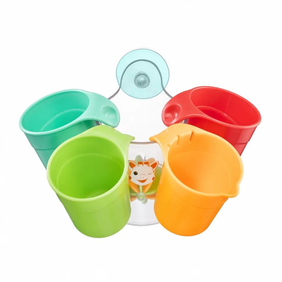 Jouet de bain gobelet rigol'eau sophie la girafe