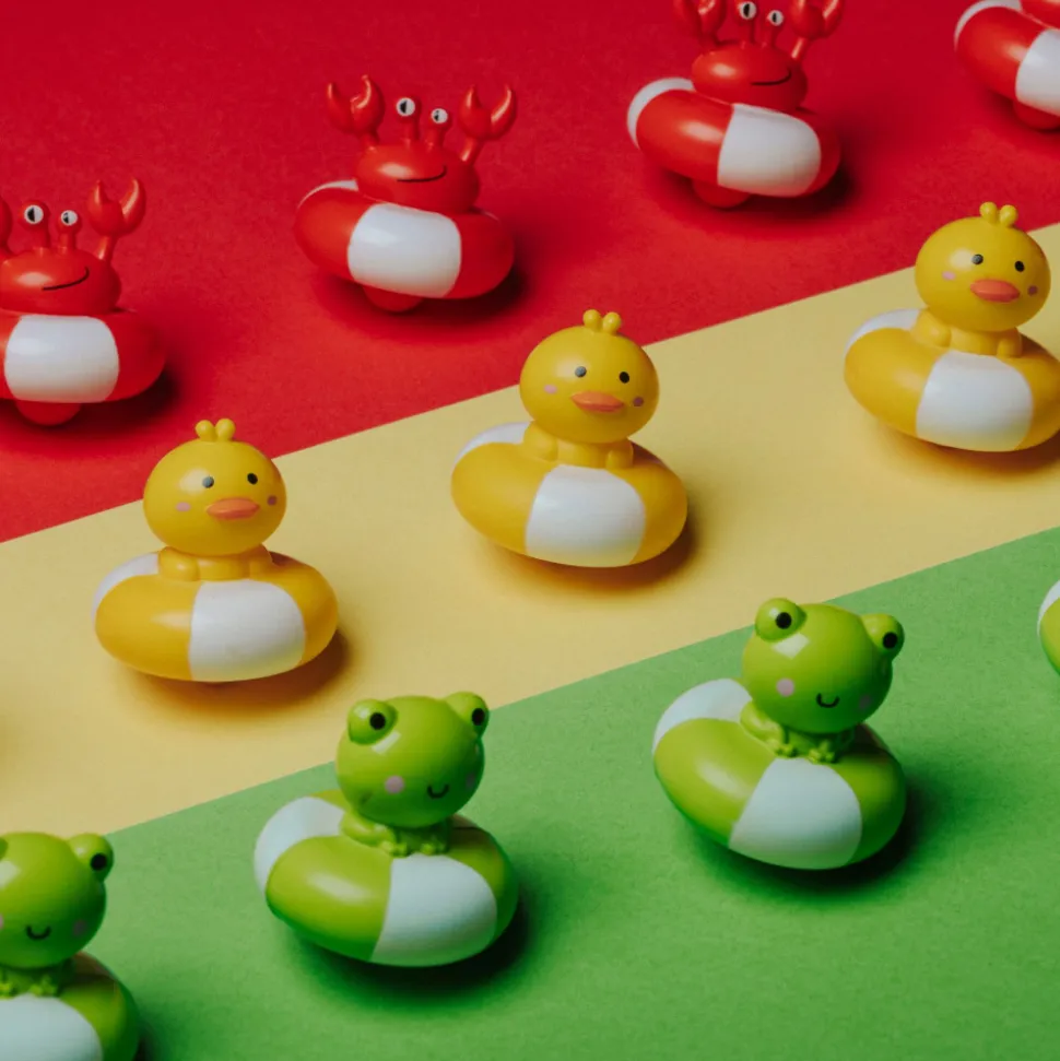 Jouet de bain happy bubbles crabs
