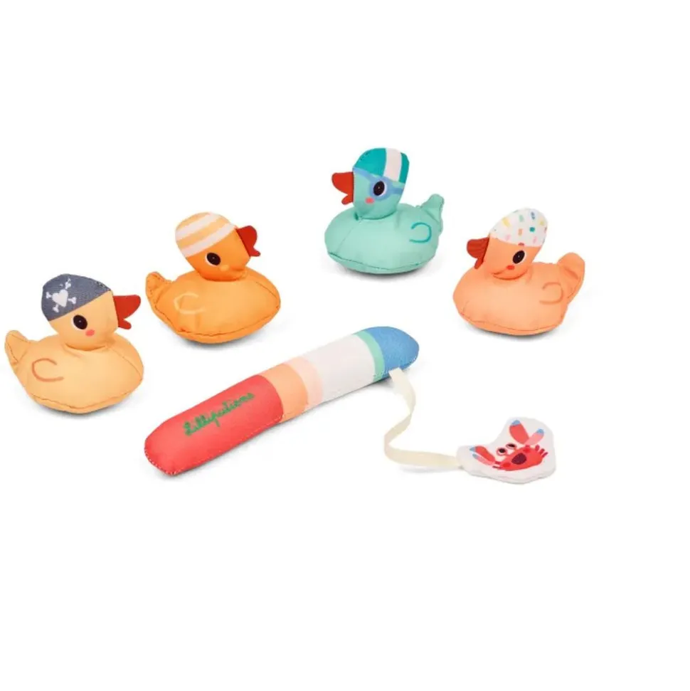 Jouet de bain jeu de pêche aimanté gaspard le canard