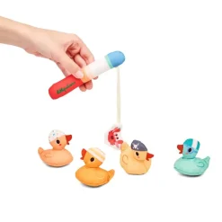 Jouet de bain jeu de pêche aimanté gaspard le canard