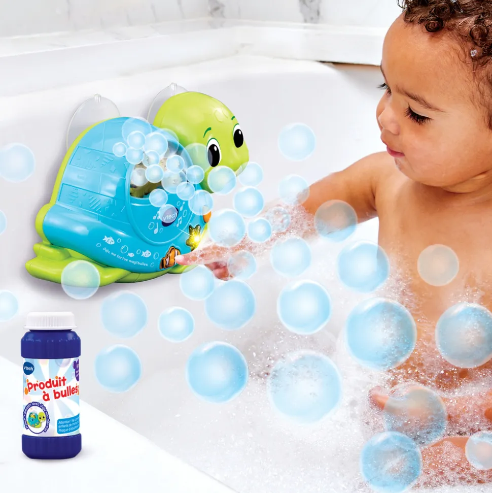 Jouet de bain juju ma tortue magi bulles