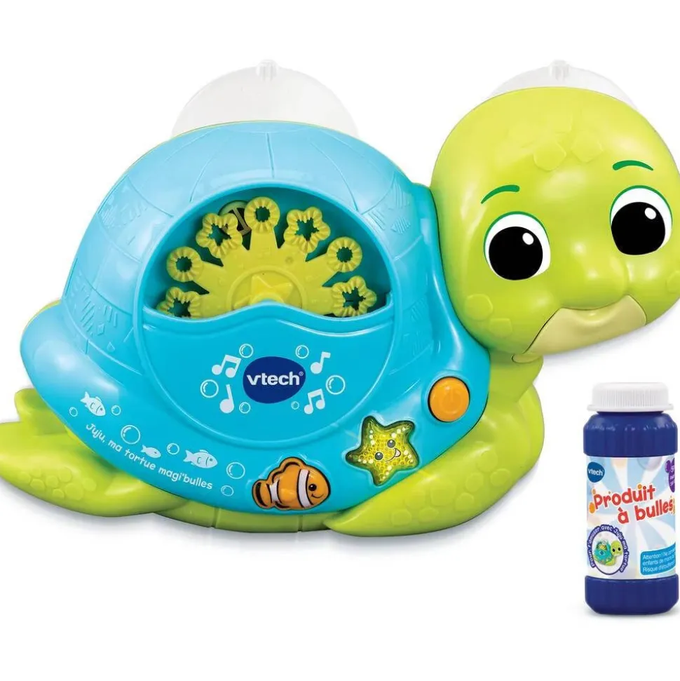 Jouet de bain juju ma tortue magi bulles