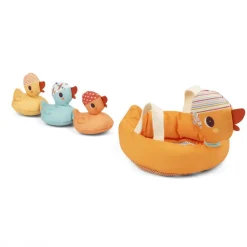 Jouet de bain maman canard et ses canetons aimantés