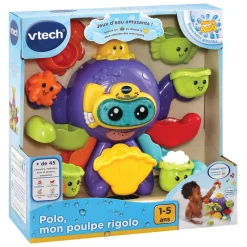 Jouet de bain polo mon poulpe rigolo