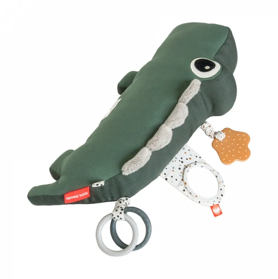 Jouet d'éveil bébé croco d'activité green