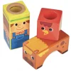 Jouet d'éveil bébé cubes sonores de la ferme