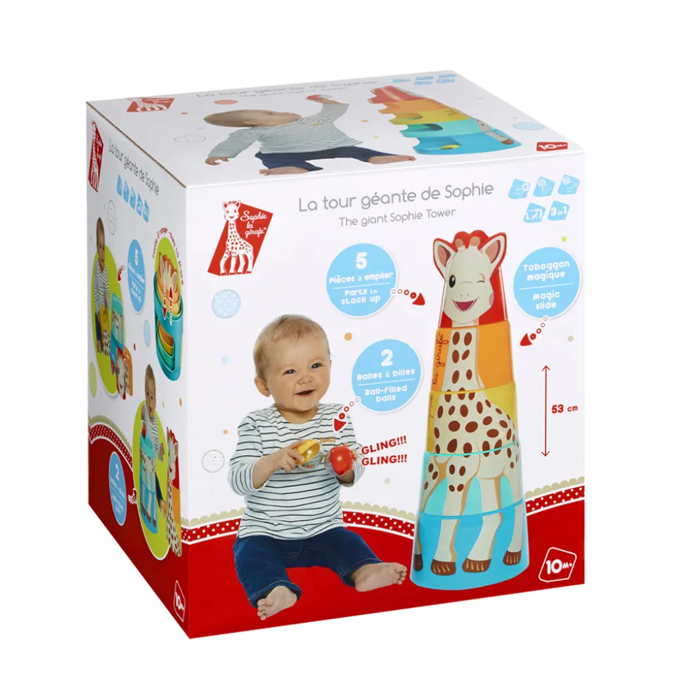 Jouet d'éveil bébé la tour géante de sophie la girafe