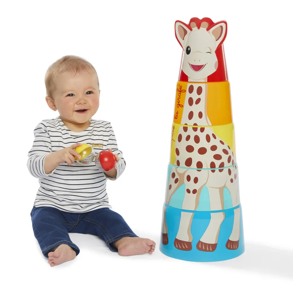 Jouet d'éveil bébé la tour géante de sophie la girafe