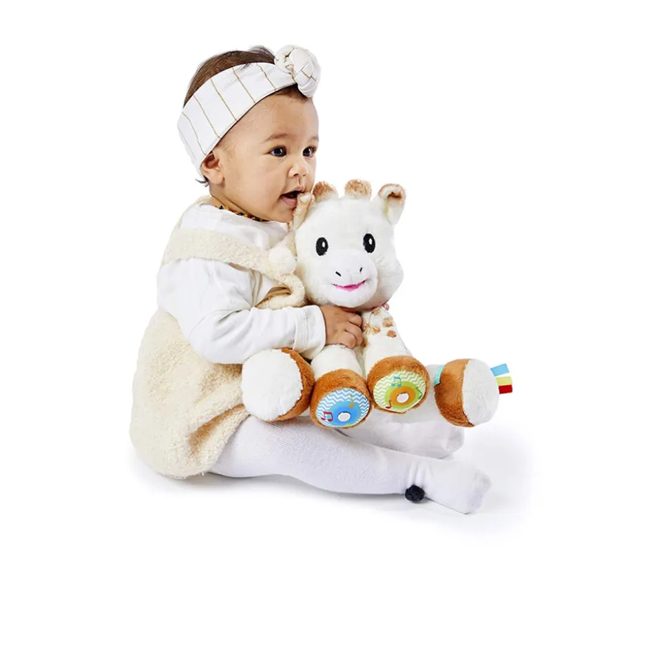 Jouet d'éveil bébé peluche touch & music sophie la girafe