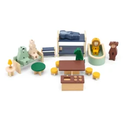 Jouet d'éveil maison en bois all animals