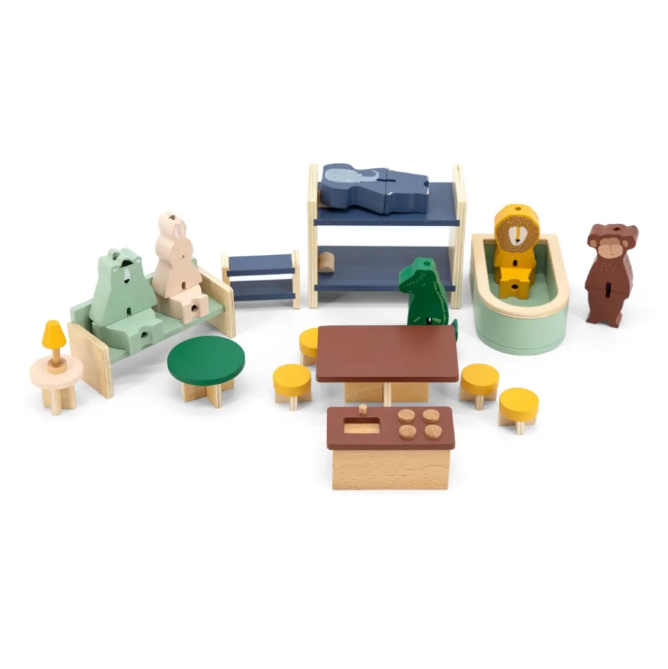 Jouet d'éveil maison en bois all animals