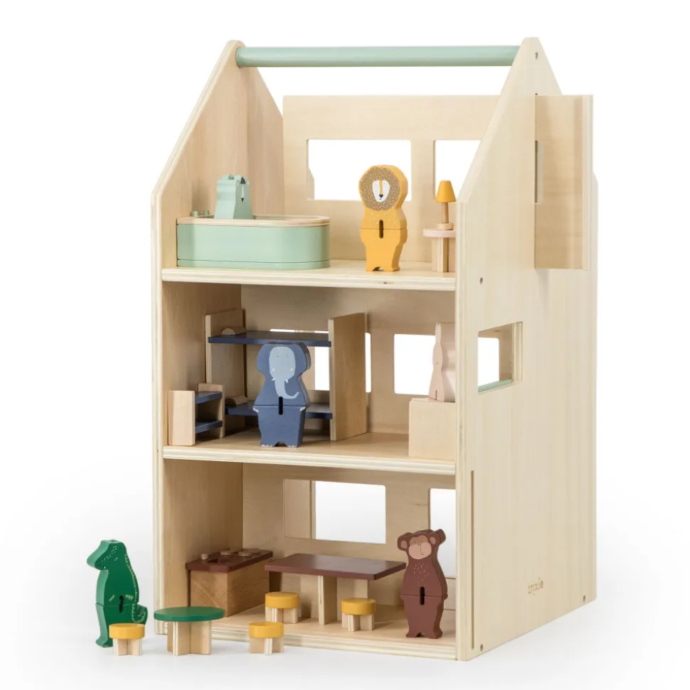 Jouet d'éveil maison en bois all animals