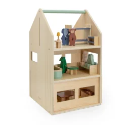 Jouet d'éveil maison en bois all animals
