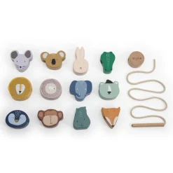 Jouet d'éveil perles en bois all animals