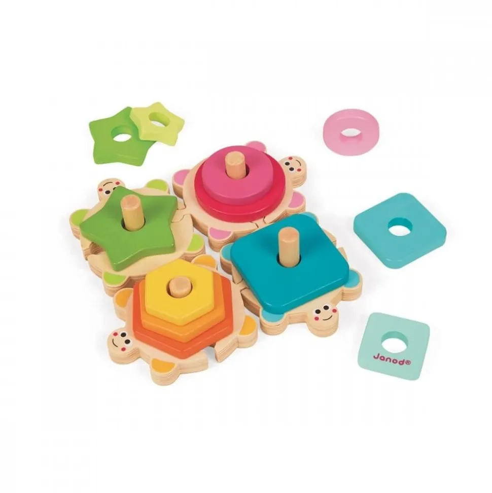 Jouet empilable tortues i wood