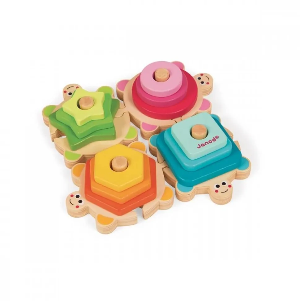 Jouet empilable tortues i wood