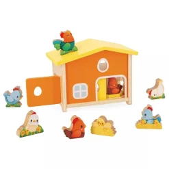 Jouet en bois mon premier poulailler