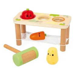 Jouet en bois tap tap légumes