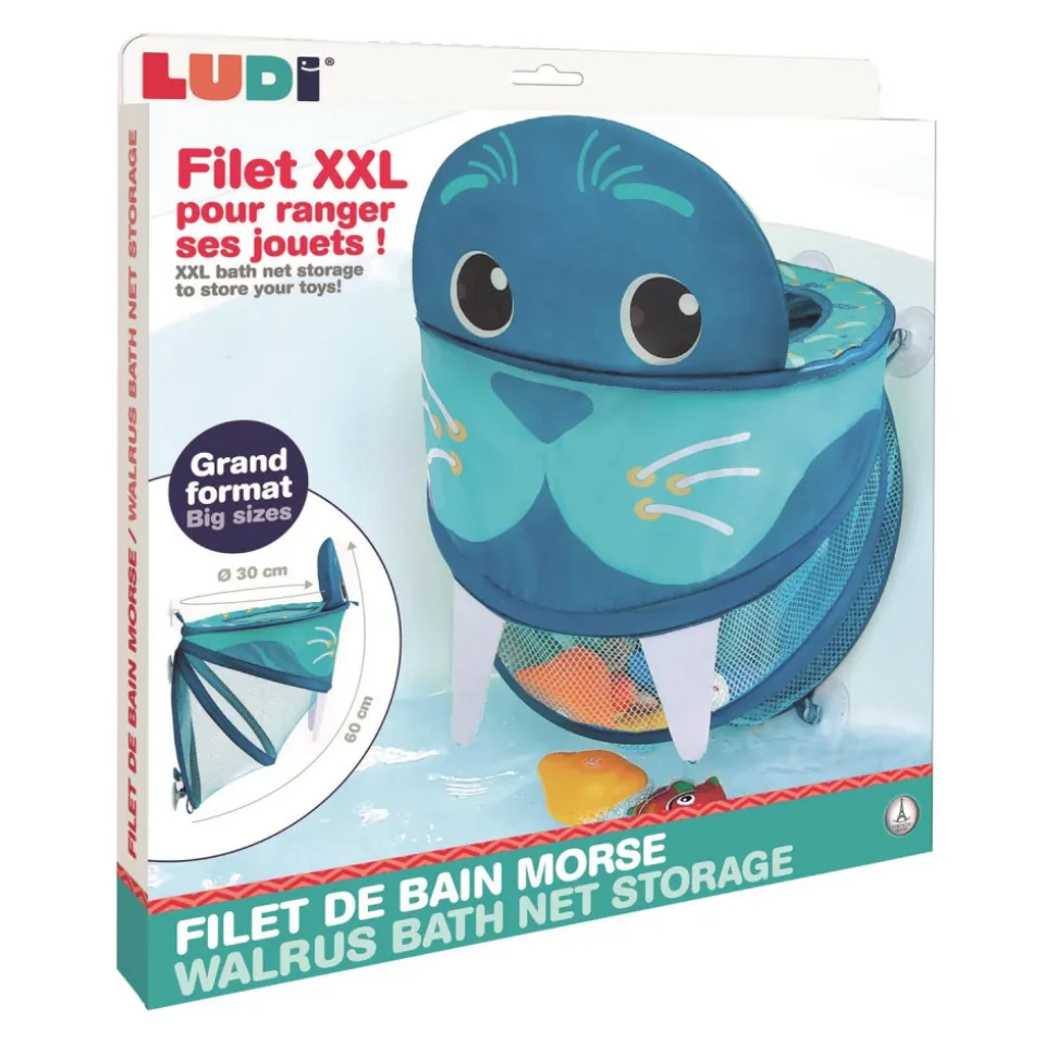 Jouet et filet de bain morse