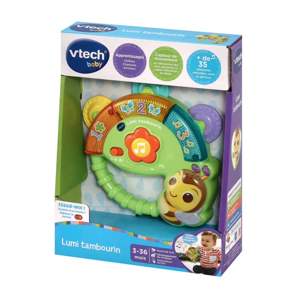 Jouet musical lumi tambourin