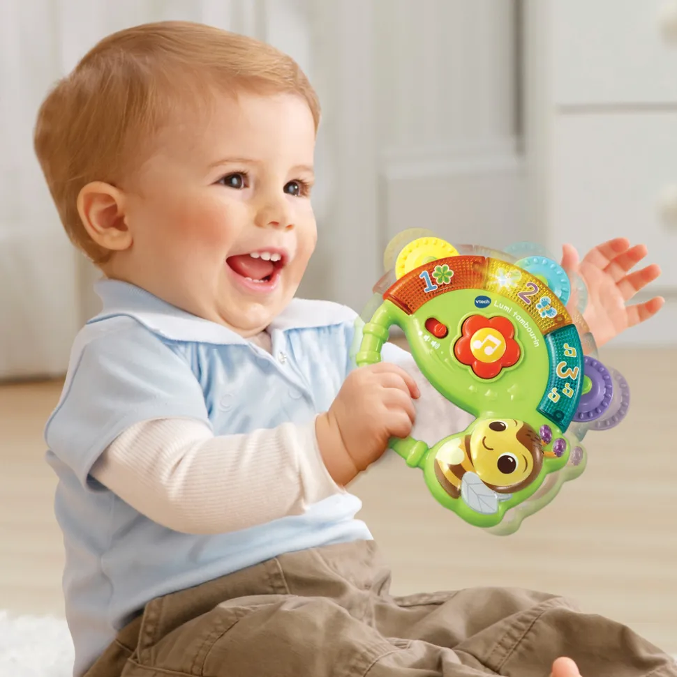 Jouet musical lumi tambourin