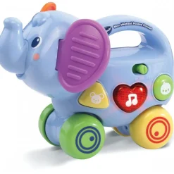 Jouet musical mon éléphant pousse pousse
