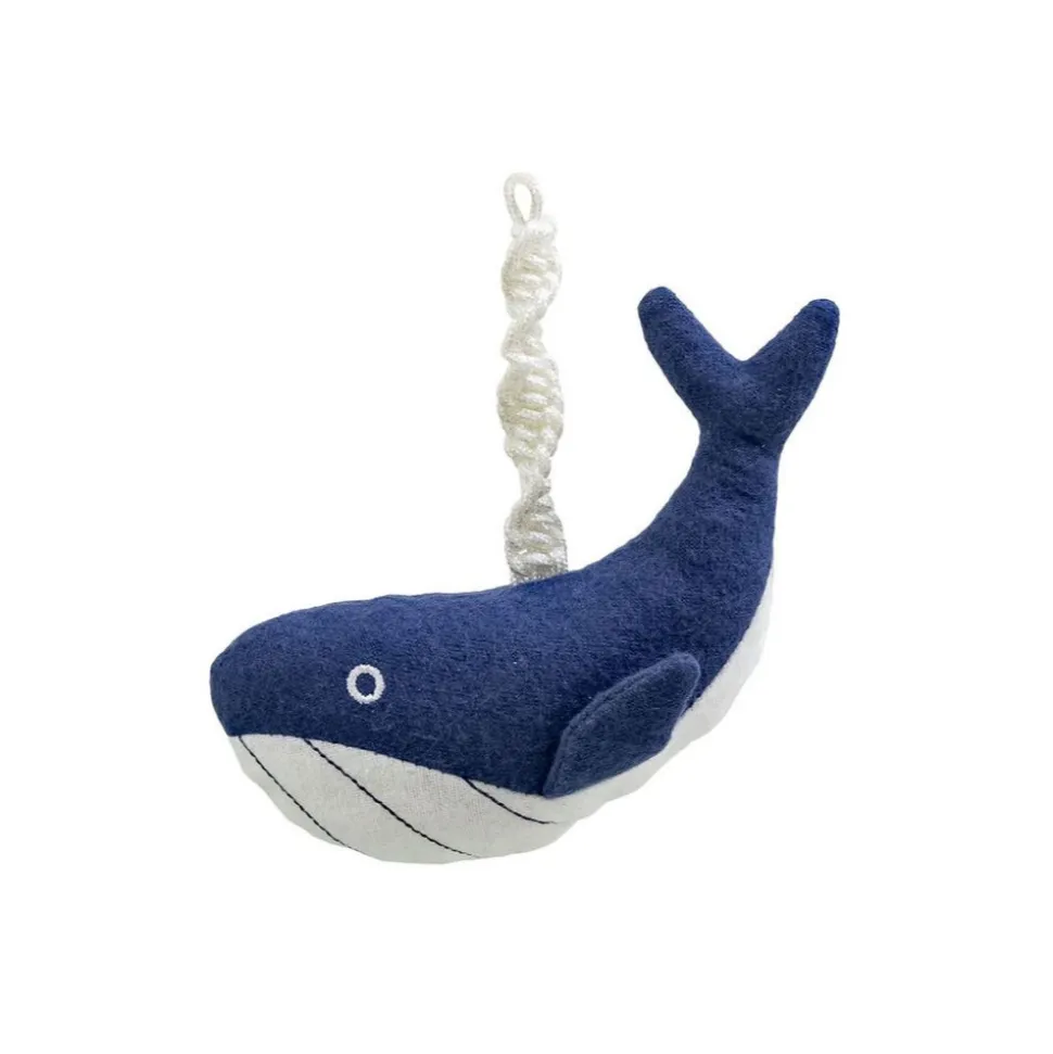 Jouet pour transat yoga peluche baleine