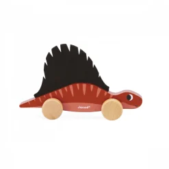 Jouet à pousser en bois dinosaure (modèle aléatoire)