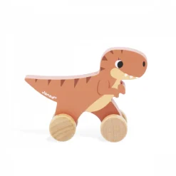 Jouet à pousser en bois dinosaure (modèle aléatoire)