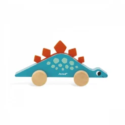 Jouet à pousser en bois dinosaure (modèle aléatoire)