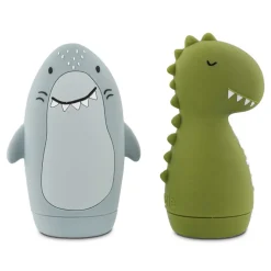 Jouets de bain aspergeur - mr. shark & mr. dino
