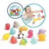 Jouets de bain aspergeurs 12 animaux de la mer