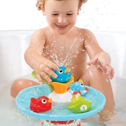 Jouets de bain bébé la course aux canards